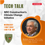 TECH TALK May 1: NRC Construction Climate Change Initiative
